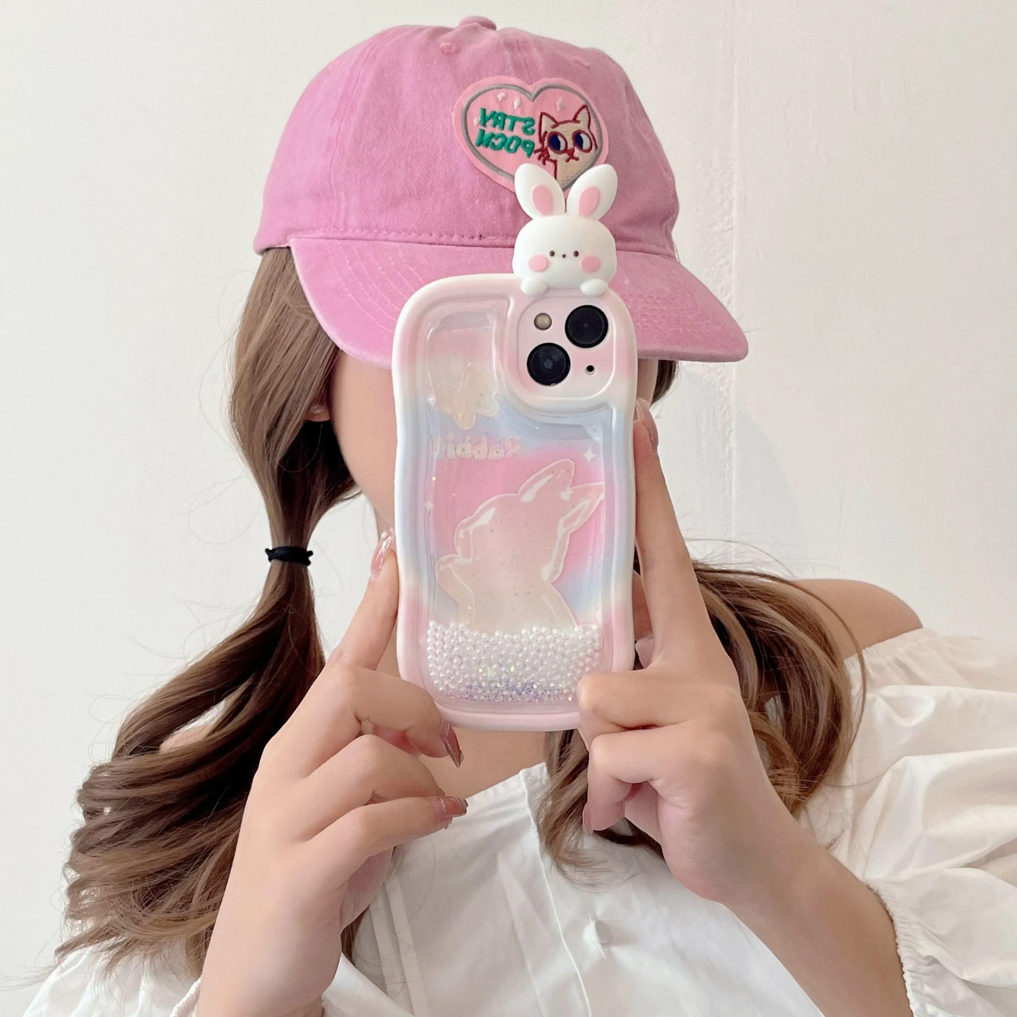 Quicksand Rabbit Ears iPhone Case