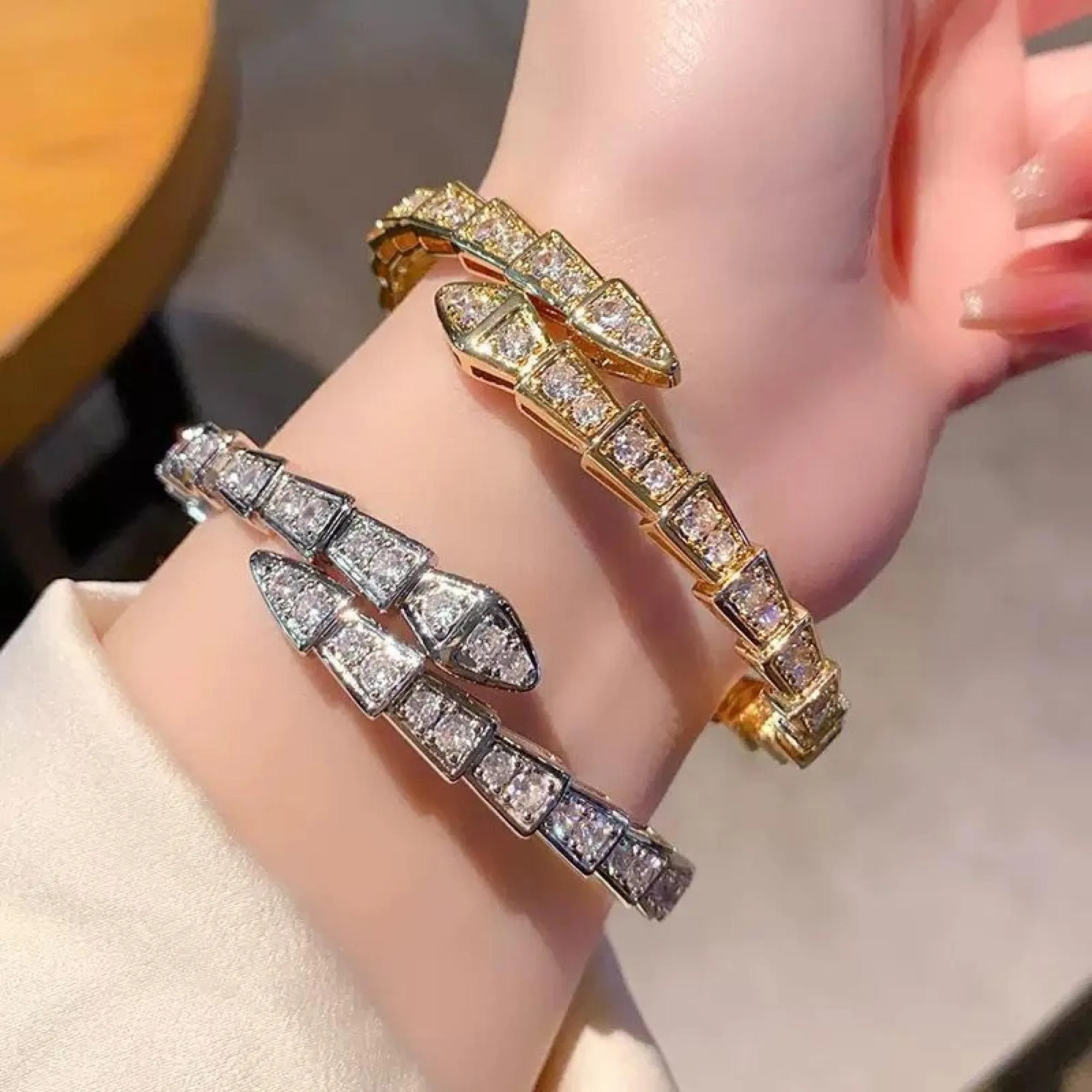 Snake Bone Bangle Jewelry
