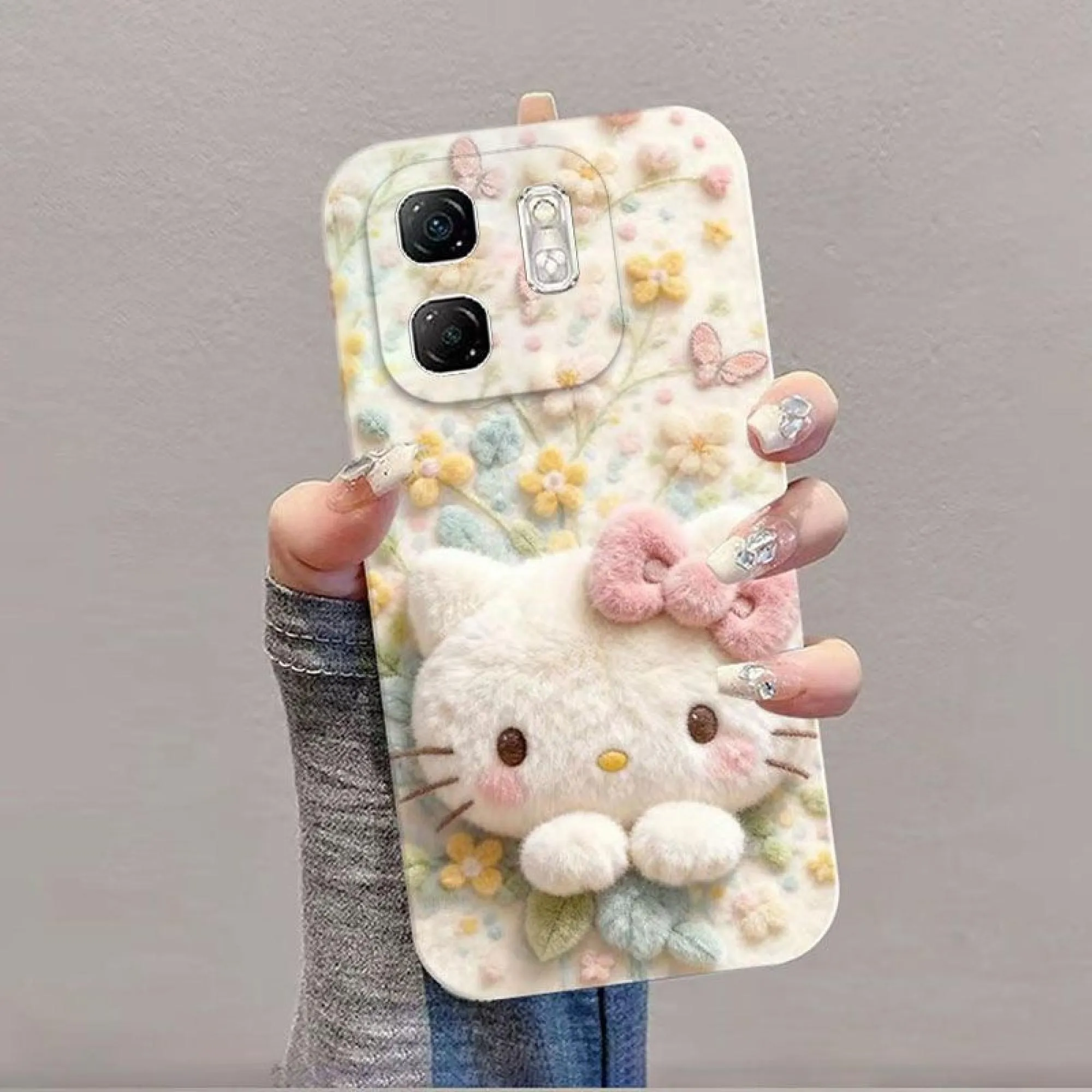 Cartoon Cute Kawaii KT Cat Infinix Hot 50i Case