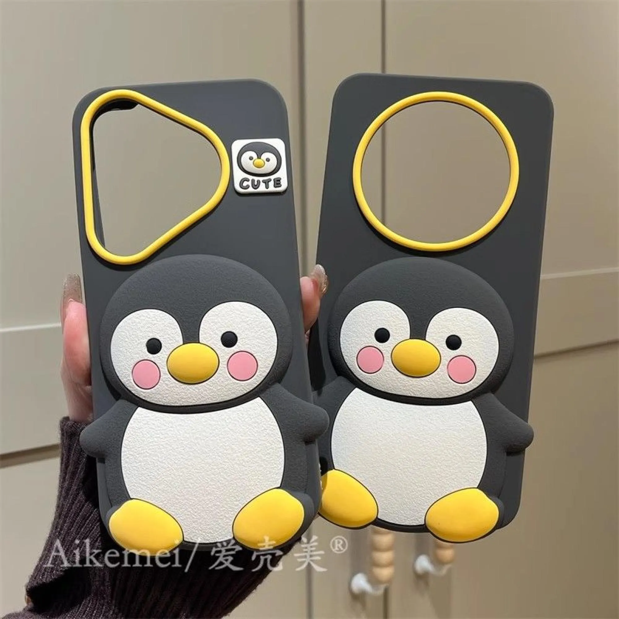 Cute Penguin Cartoon Huawei Phone Case