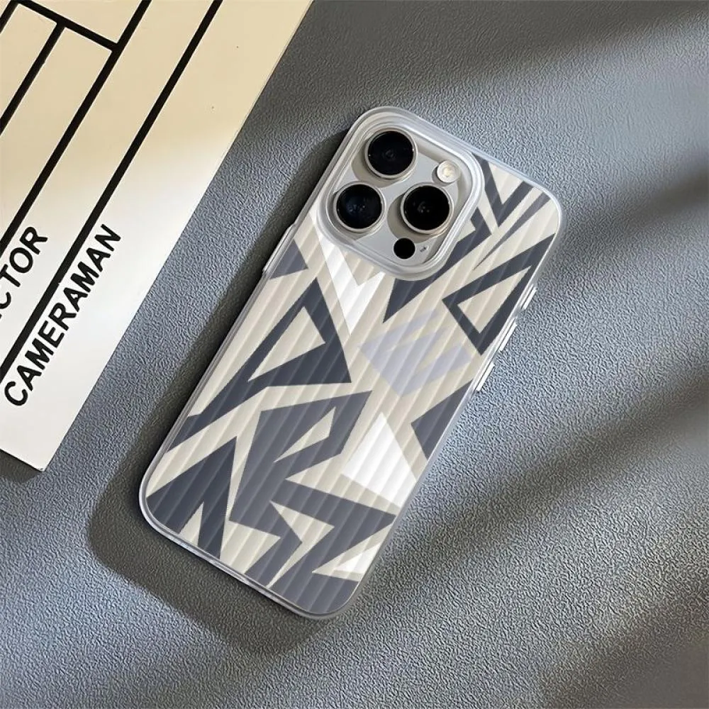 Irregular Geometric TPU Protective iPhone Case