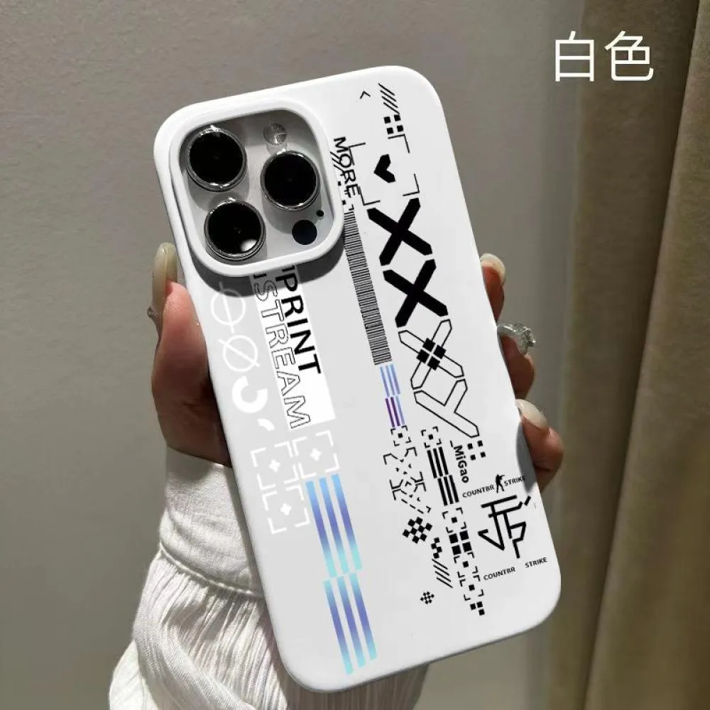 Artistic Print Full Coverage Soft iPhone Case