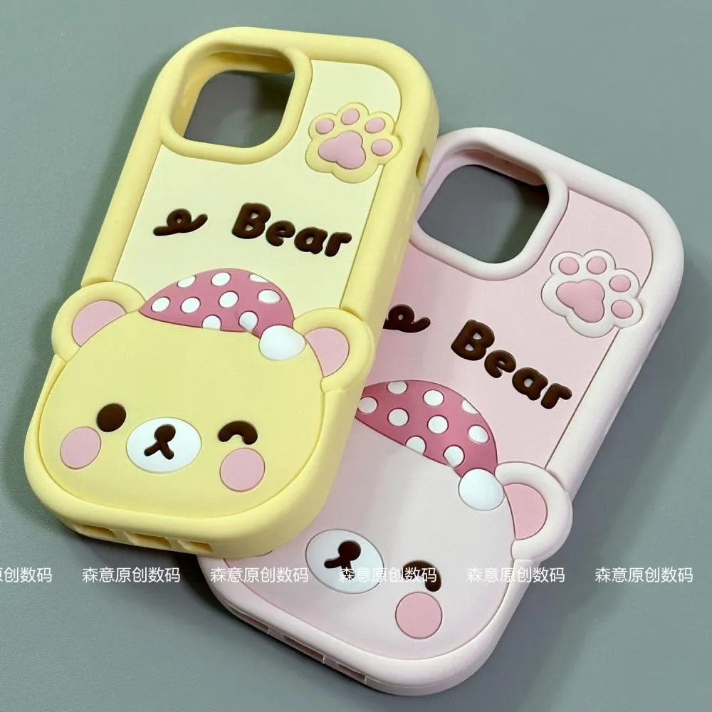 Cute Cartoon Bear Phone Case