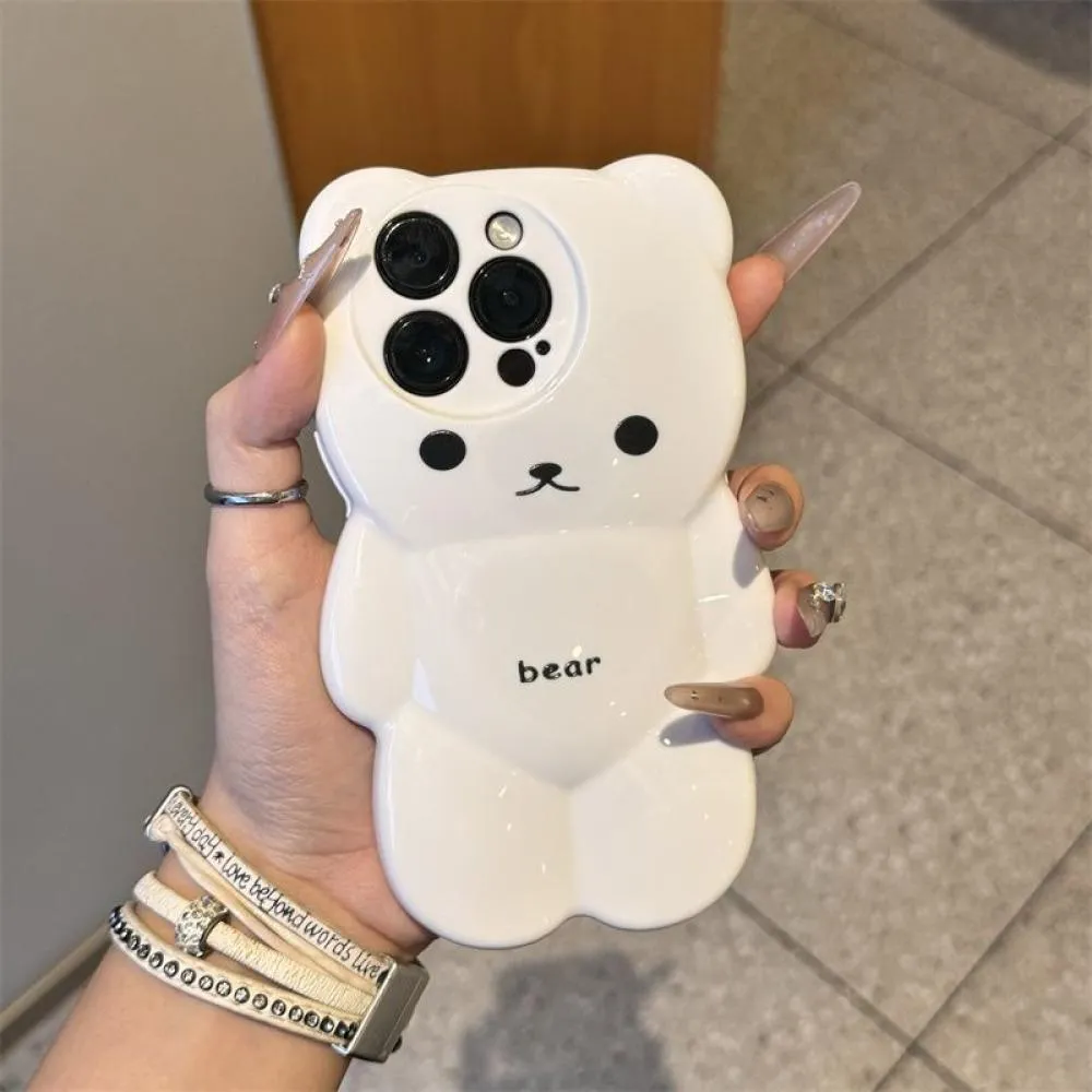 Clear Bear Phone Case Cover