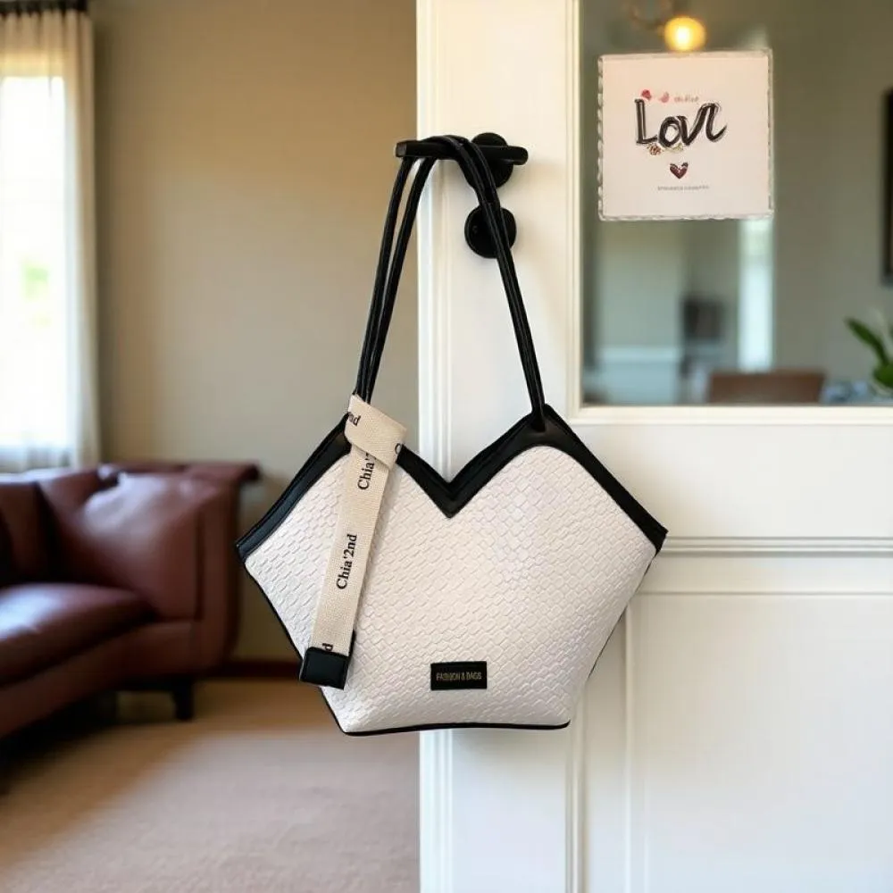 Chic Woven Shoulder Tote Bag