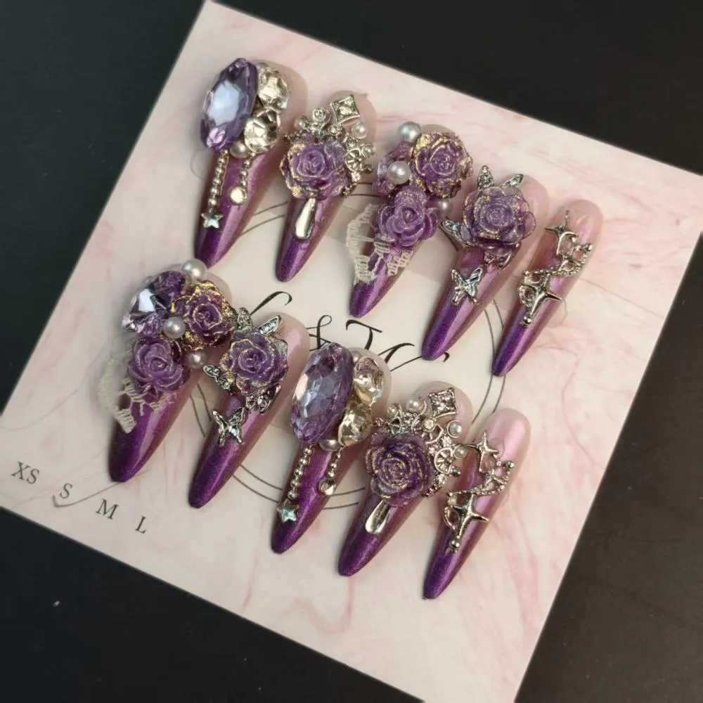 Summer Drop Long Stiletto Nail Tips